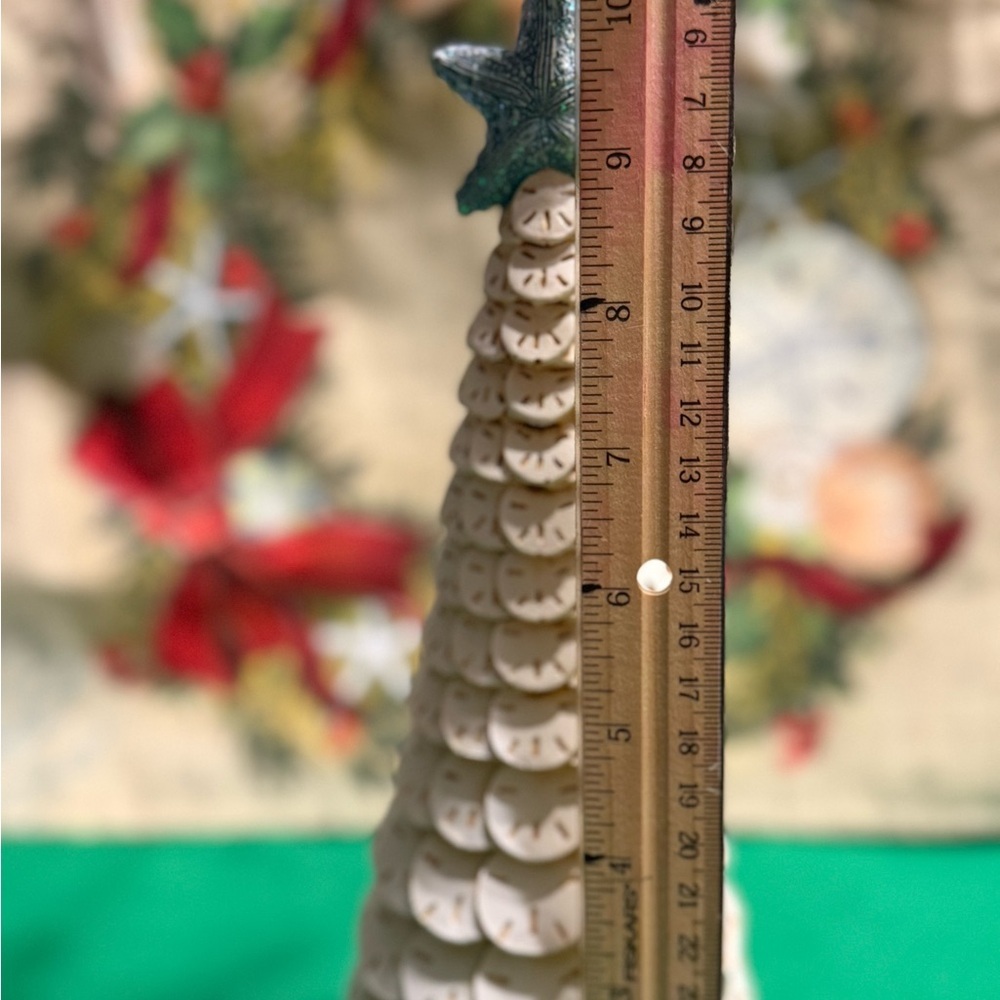 Coastal Sand Dollar Holiday Tree with Star Topper - Picture 6 of 7
